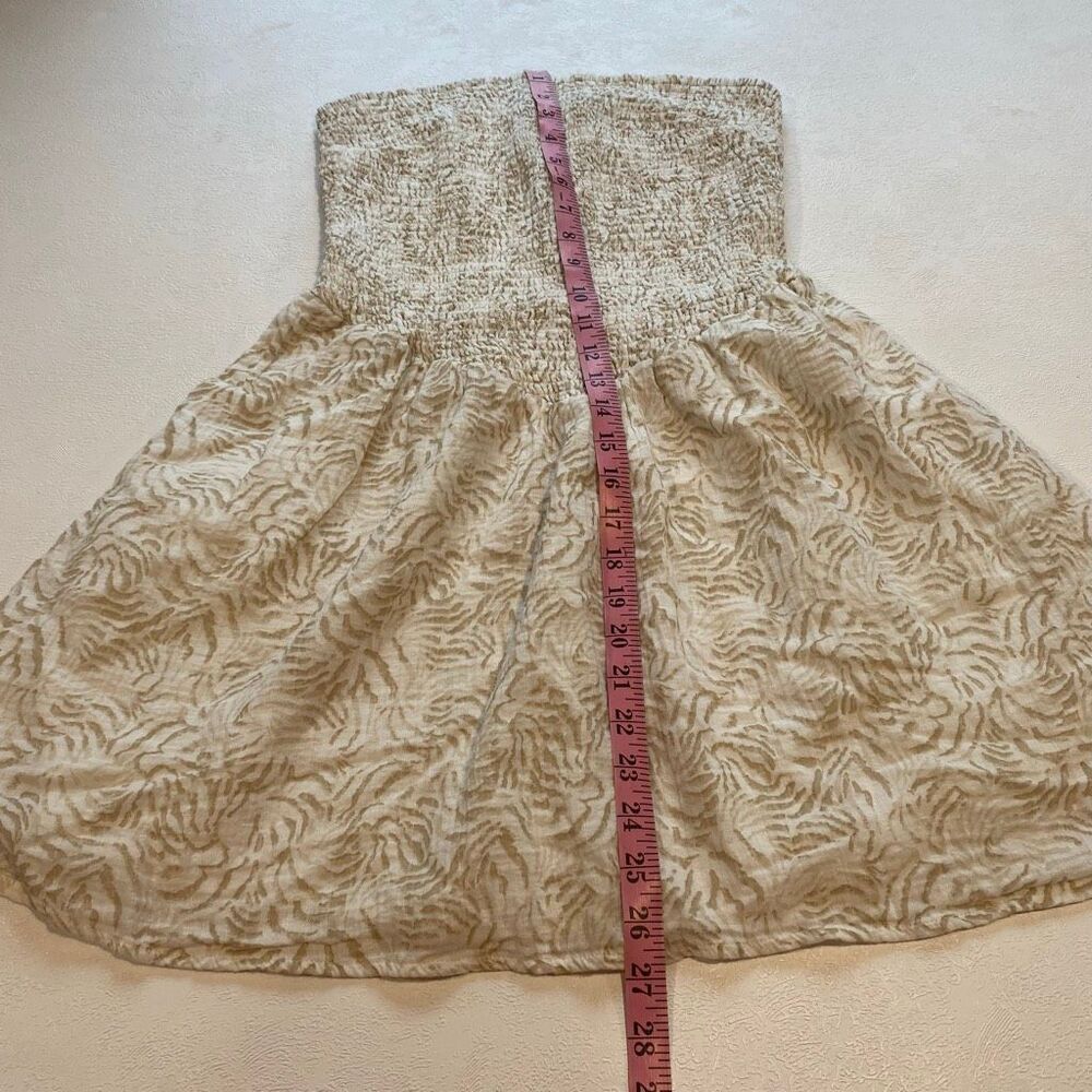 Universal Thread Smocked Strapless Mini Dress Cre… - image 6